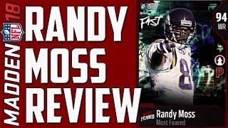 HOW GOOD IS MOST FEARED RANDY MOSS? MUT 18 CARD REVIEW
