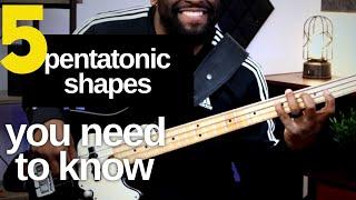 5 Pentatonic Scale Shapes   Solo & Improv