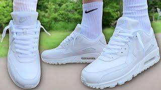 How To Lace Nike Air Max 90s Loosely BEST WAY