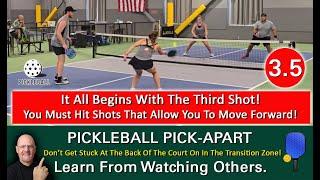 Pickleball Strategy  Understanding Why The Third Shot Is So Crucial  Learn By Watching Others