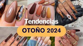 Uñas para OCTUBRE 2024  Tendencias en uñas y Diseños  Recopilación Nail Art #uñas