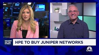 HPE CEO Antonio Neri Juniper deal will double the networking business size of our company