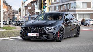 Mercedes A45 S AMG with Decat Milltek Exhaust - Launch Controls & Accelerations 