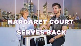 Margaret Court Serves Back  Jan 2019 