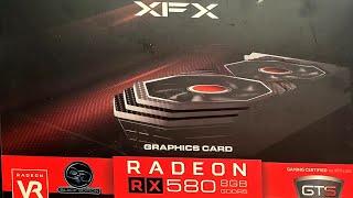 Unboxing And Installation Of PC Graphics Card AMD Radeon RX 580