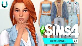 EVERY NEW CAS ITEM   Sims 4 Horse Ranch Create A Sim