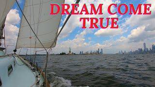 SAILING TO NEW YORK CITY Anchoring Next To The Statue Of Liberty Ep74