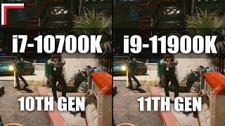 Intel Core i7-10700K vs Intel Core i9-11900K — Test in 10 Games 1080p 1440p