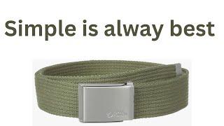 Fjällräven Canvas Belt  Why You Need an Infinitely Adjustable Belt