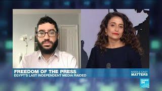 Freedom of the press Egypts last independent media raided