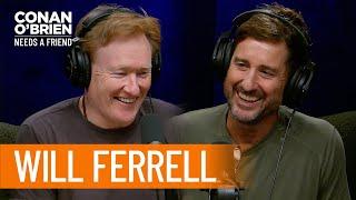 Luke Wilsons Funniest Will Ferrell Moment  Conan OBrien Needs A Friend