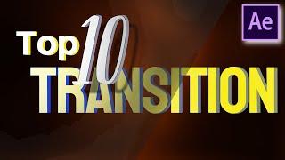 TOP 10 Easy Transitions In After Effects  Transitions In After Effects
