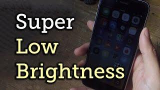 Lower Screen Brightness Below the Default Level on Your iOS Device How-To