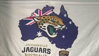 Australian Jacksonville Jaguars fan representing Down Under