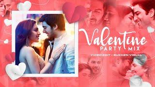 Valentines Day Party Mix 2022  DJ Aroone  Non Stop Bollywood Romantic Punjabi Remix Songs