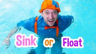 Sink or Float with Blippi  Cool Science Experiment for Kids  Educational Videos For Kids