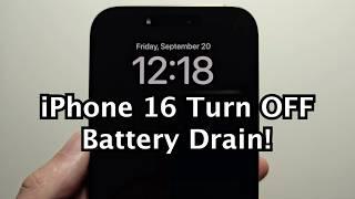 iPhone 16 Pro Always On Display - How to Turn OFF