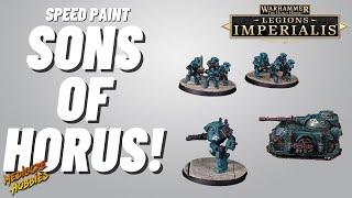 Speed Paint your Sons of Horus models for Legions Imperialis with 3 or 4 paints #legionsimperialis