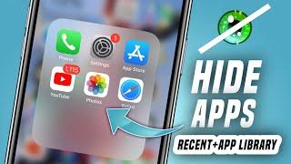 How To Hide Apps On iPhone  How To Hide Apps on iPhone From App Library Without Screen Time