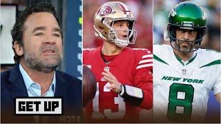 GET UP  49ers dominate Jets Wk1 - Jeff Saturday reacts to Brandon & Trent Williams new contracts