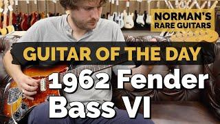 Guitar of the Day 1962 Fender Bass VI Sunburst  Normans Rare Guitars