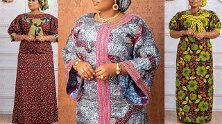 Latest & Trendy Ankara Bububoubou Gown styles  Beautiful Long MaxiKaftan Dress Styles in 2024