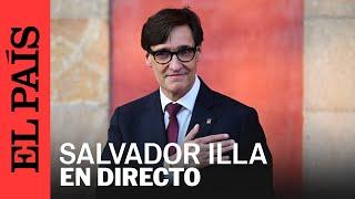 DIRECTO  Toma de posesión del nuevo president de la Generalitat Salvador Illa  EL PAÍS