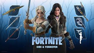 New Ciri & Yennefer skins in Fortnite Fortnite X The Witcher