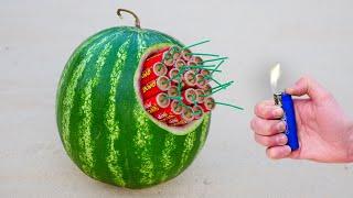 EXPERIMENT Rocket VS Watermelon