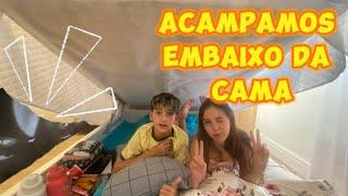 PASSAMOS UMA TARDE INTEIRA NUMA CABANA EMBAIXO DA CAMA DOS NOSSOS PAIS  ENZO & NIC