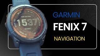 Garmin Fenix 7 Navigation deutsch