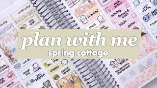 PLAN WITH ME  Spring Cottage Plannerface ️ The leap week