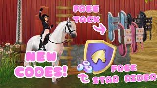 NEW CODES  FREE STAR RIDER AND TACK?  - Star Stable Online