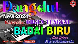 Badai Biru - Karaoke Nada Wanita Dangdut Orgen Tunggal  Album Lawas Itje Trisnawati