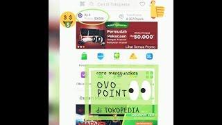 CARA MENGGUNAKAN OVO POINT DI APP TOKOPEDIA