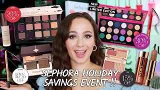 SEPHORA HOLIDAY SAVINGS EVENT RECOMMENDATIONS 2022