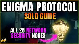 Destiny 2 - Enigma Protocol SOLO Guide  Corrupted - Arc & Stasis  - All 28 Security Node Locations