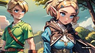 Princess Zelda & Link Talk About Swimming Together In Lake Hylia Comic Tears of The Kingdom