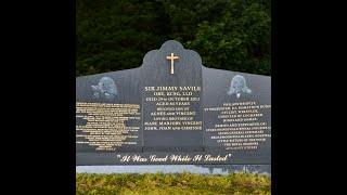 The grave of notorious paedophile and sex offender Jimmy Savile in Scarborough North Yorkshire.