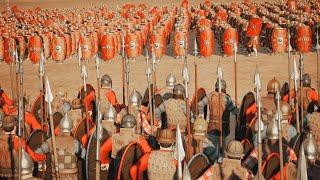 6400 Roman Armored Legionaries Vs 6400 Spear Warriors  Total War Rome 2