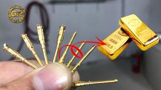 Gold Recovery from Scrap  Electronic Pins  Gold Recovery from Gold Plated Pins  Gold Recovery