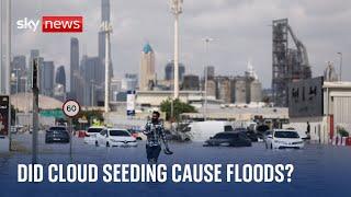 Dubai floods Authorities in the UAE deny cloud seeding caused record rainfall