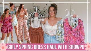 Girly Spring Dress Haul  Showpo sizing &  Spring Vacay Outfits