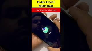 Redmi A1  A1+ HARD RESET