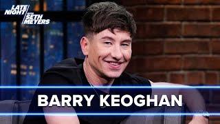 Barry Keoghan Reacts to a Saltburn Tattoo and Reveals Why Colin Farrell Hated Living with Him