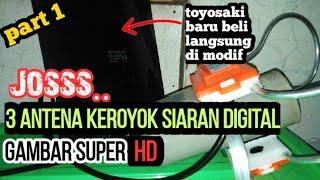 Siaran Analog di hentikan bikin antena tivi digital sendiri mudah