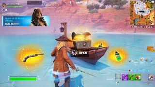 Fortnite PIRATES OF THE CARIBBEAN Mythics All Chest Locations