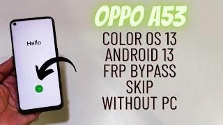 Oppo A53 Frp Bypass Latest 2023 Update Android 1213 Latest Method No Need Pc or Any Tool