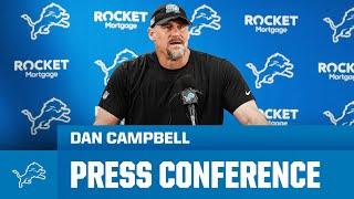 Dan Campbell Press Conference  November 8 2024