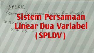 Menyelesaiakan SPLDV dengan Metode Campuran